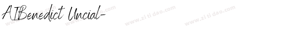 AIBenedict Uncial字体转换